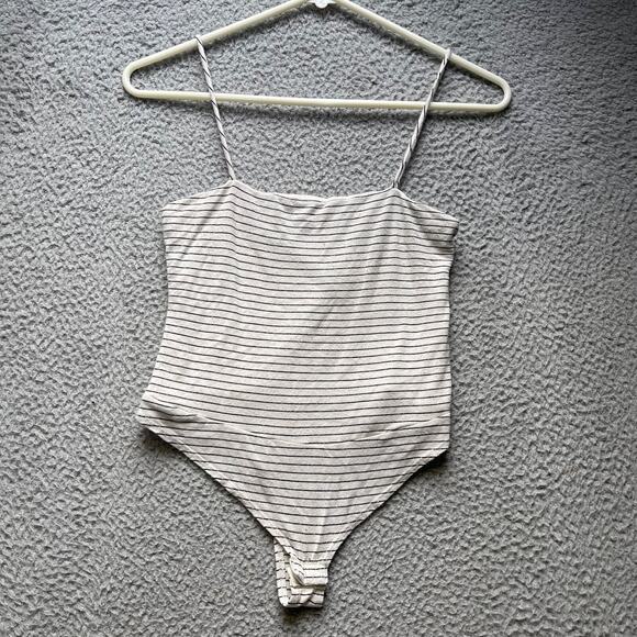 Mahina Tank Top Womens Small Striped One Piece Sleeveless - Picture 1 of 16